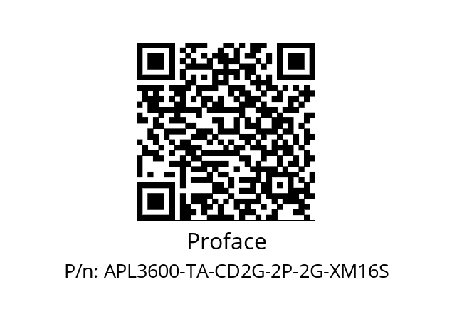   Proface APL3600-TA-CD2G-2P-2G-XM16S