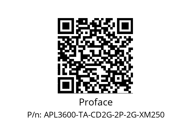   Proface APL3600-TA-CD2G-2P-2G-XM250