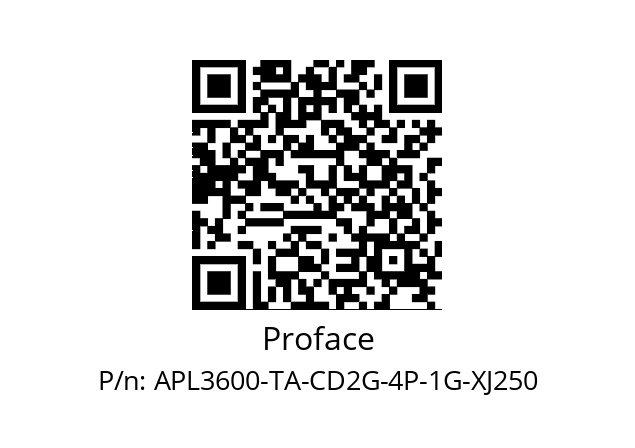   Proface APL3600-TA-CD2G-4P-1G-XJ250