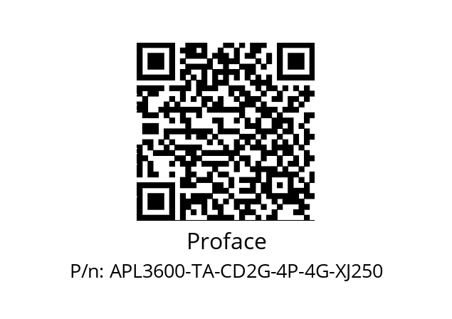   Proface APL3600-TA-CD2G-4P-4G-XJ250