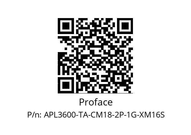   Proface APL3600-TA-CM18-2P-1G-XM16S