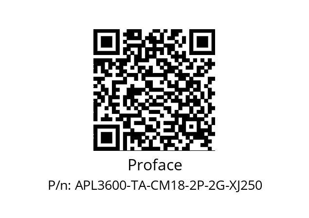   Proface APL3600-TA-CM18-2P-2G-XJ250