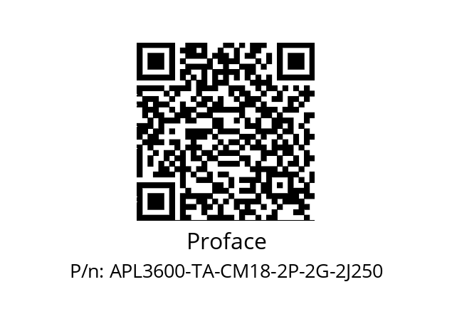   Proface APL3600-TA-CM18-2P-2G-2J250