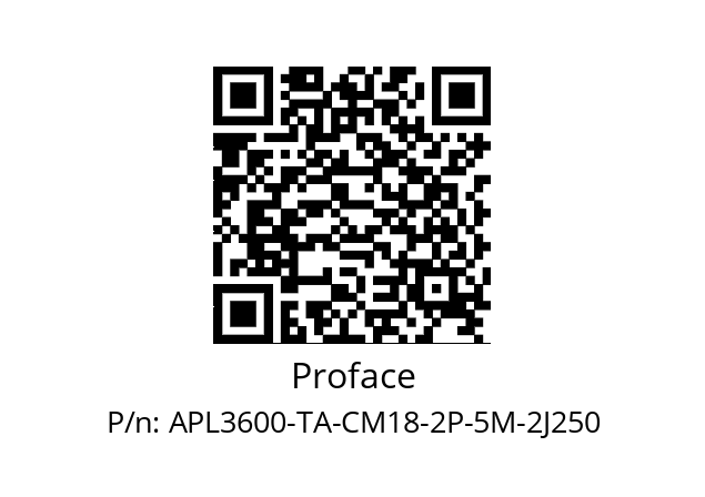   Proface APL3600-TA-CM18-2P-5M-2J250