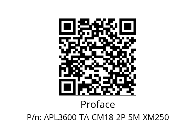   Proface APL3600-TA-CM18-2P-5M-XM250