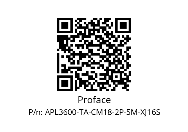   Proface APL3600-TA-CM18-2P-5M-XJ16S