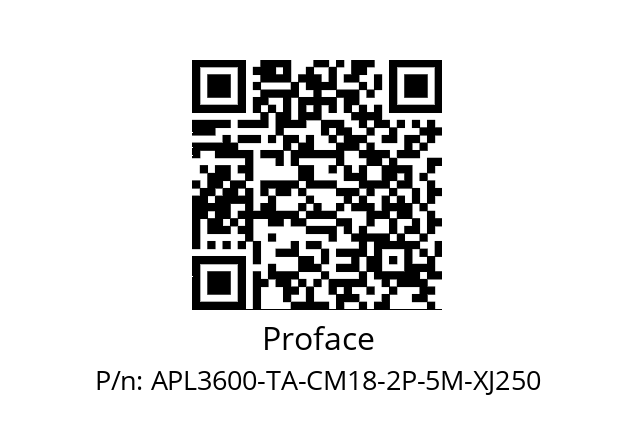   Proface APL3600-TA-CM18-2P-5M-XJ250