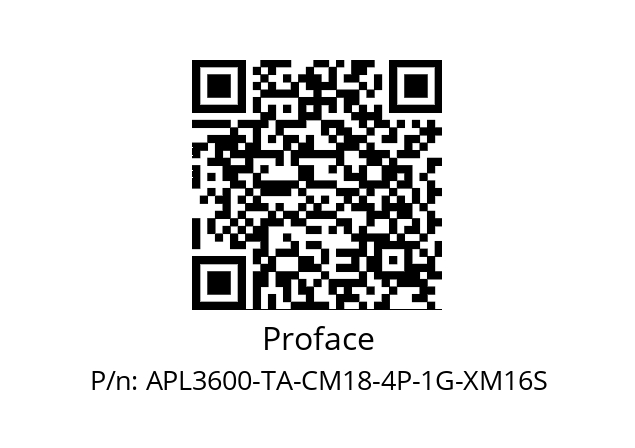   Proface APL3600-TA-CM18-4P-1G-XM16S