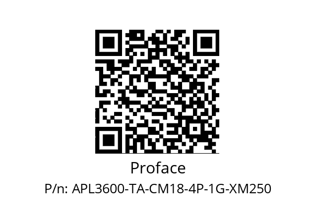   Proface APL3600-TA-CM18-4P-1G-XM250