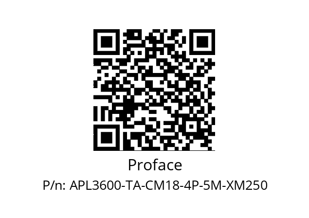   Proface APL3600-TA-CM18-4P-5M-XM250