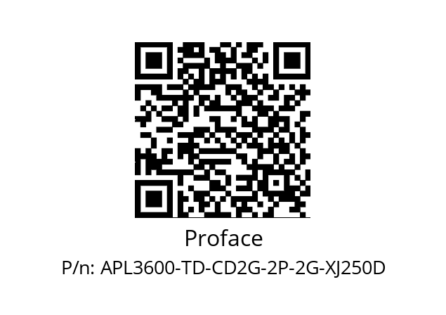   Proface APL3600-TD-CD2G-2P-2G-XJ250D