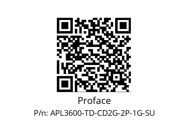   Proface APL3600-TD-CD2G-2P-1G-SU