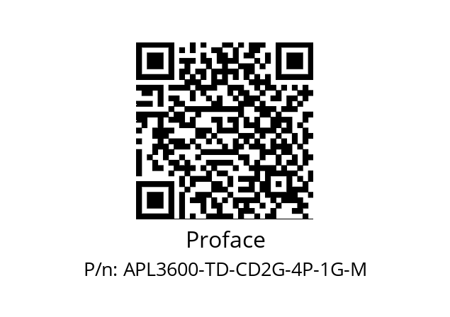   Proface APL3600-TD-CD2G-4P-1G-M