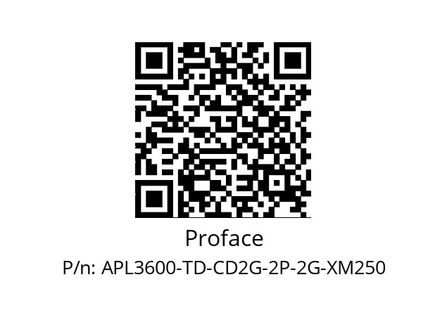   Proface APL3600-TD-CD2G-2P-2G-XM250