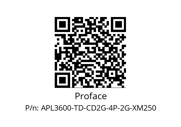   Proface APL3600-TD-CD2G-4P-2G-XM250