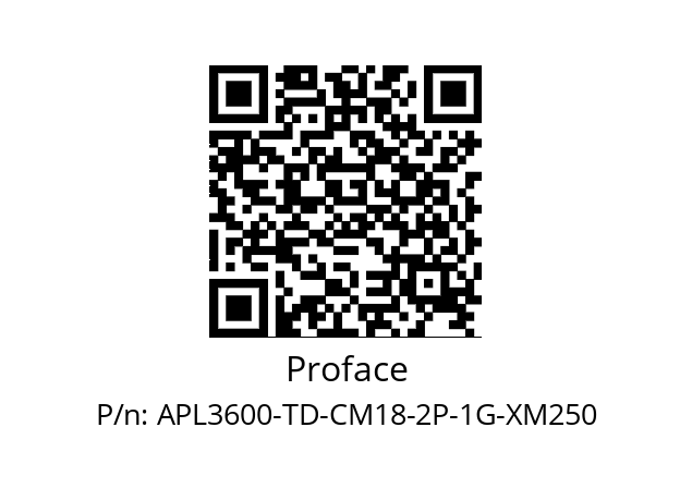   Proface APL3600-TD-CM18-2P-1G-XM250