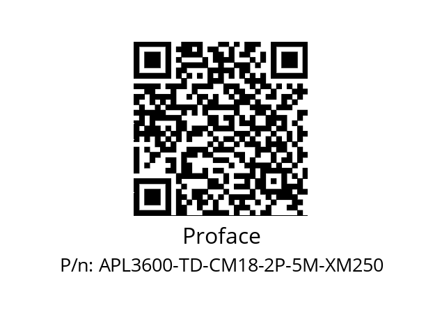   Proface APL3600-TD-CM18-2P-5M-XM250