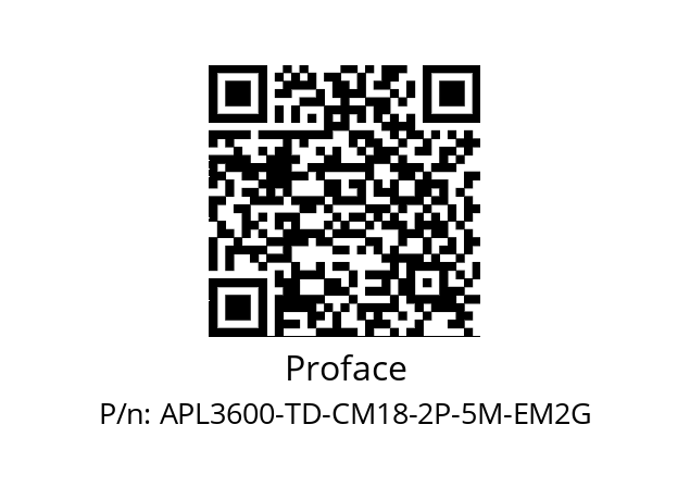   Proface APL3600-TD-CM18-2P-5M-EM2G