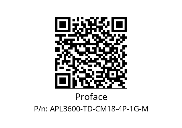   Proface APL3600-TD-CM18-4P-1G-M