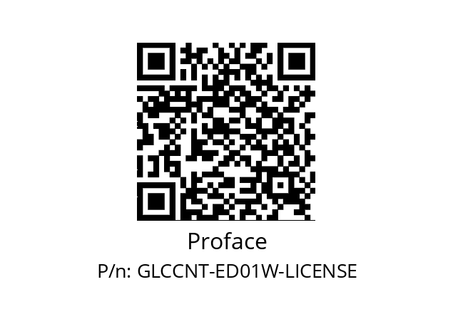   Proface GLCCNT-ED01W-LICENSE