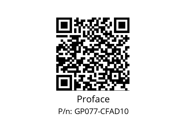   Proface GP077-CFAD10