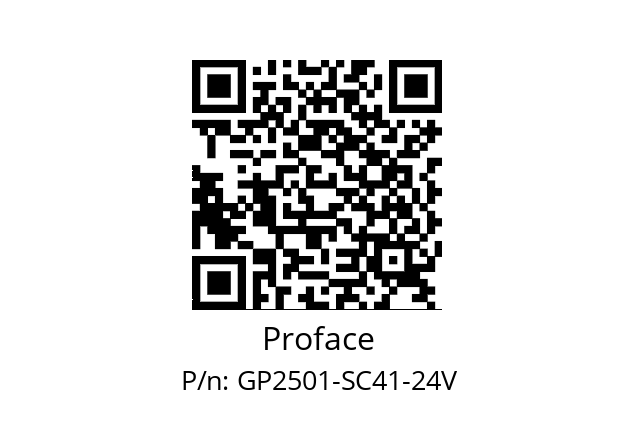   Proface GP2501-SC41-24V