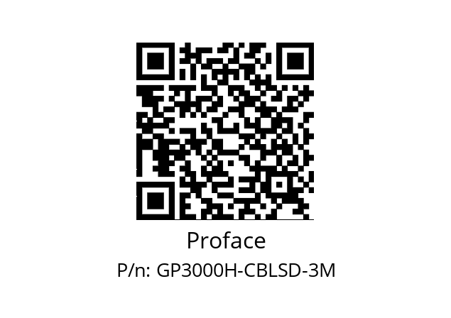   Proface GP3000H-CBLSD-3M