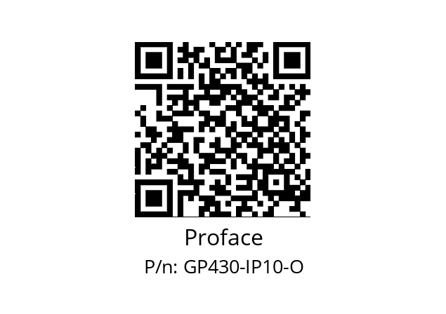   Proface GP430-IP10-O