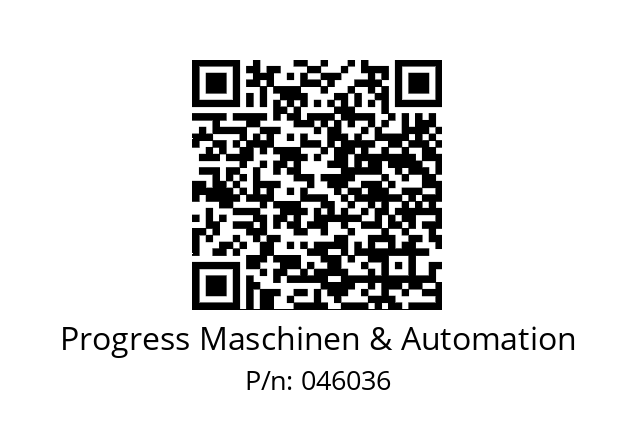   Progress Maschinen & Automation 046036