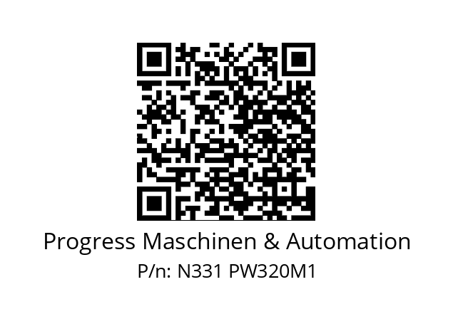   Progress Maschinen & Automation N331 PW320M1