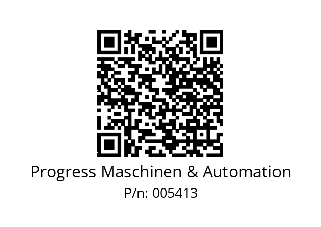   Progress Maschinen & Automation 005413