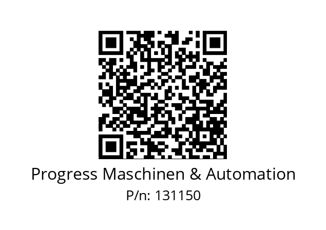   Progress Maschinen & Automation 131150