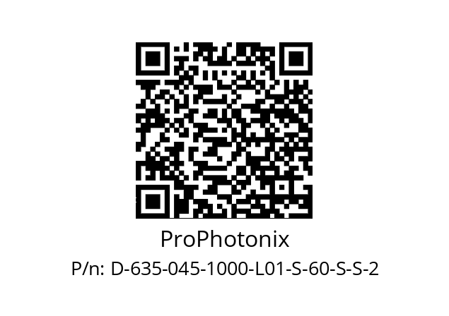   ProPhotonix D-635-045-1000-L01-S-60-S-S-2