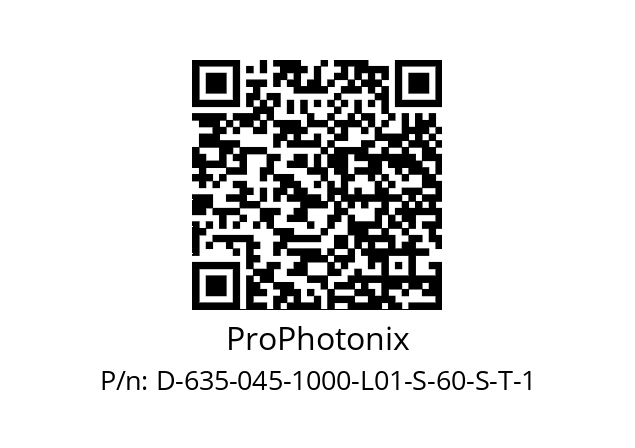   ProPhotonix D-635-045-1000-L01-S-60-S-T-1