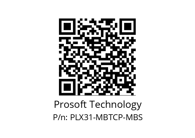   Prosoft Technology PLX31-MBTCP-MBS