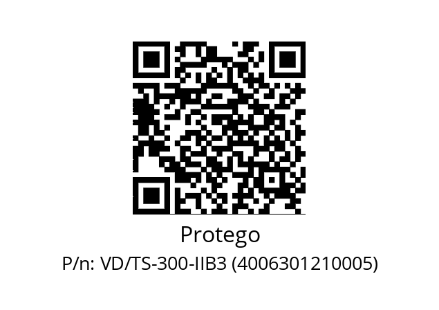   Protego VD/TS-300-IIB3 (4006301210005)