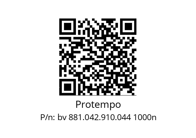   Protempo bv 881.042.910.044 1000n