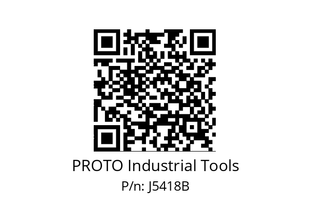   PROTO Industrial Tools J5418B