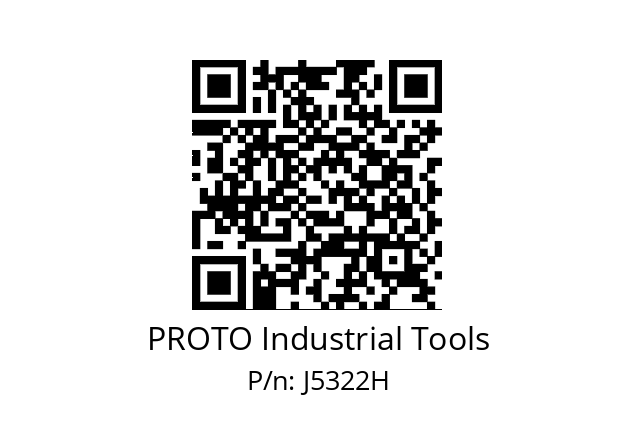   PROTO Industrial Tools J5322H