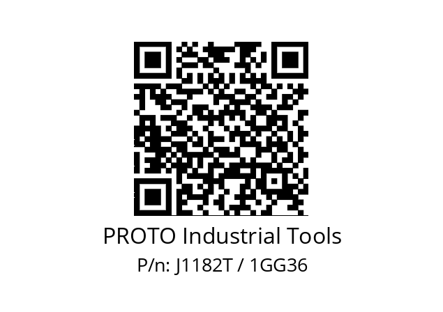   PROTO Industrial Tools J1182T / 1GG36