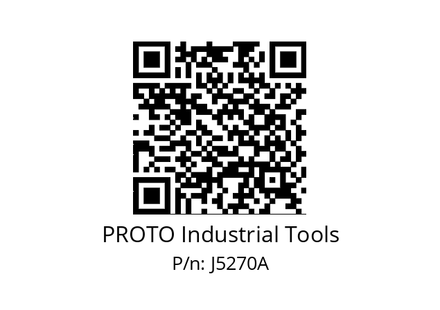   PROTO Industrial Tools J5270A