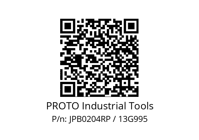   PROTO Industrial Tools JPB0204RP / 13G995