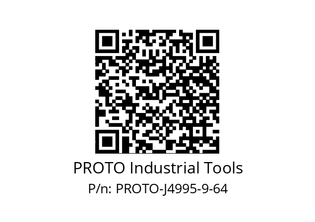   PROTO Industrial Tools PROTO-J4995-9-64