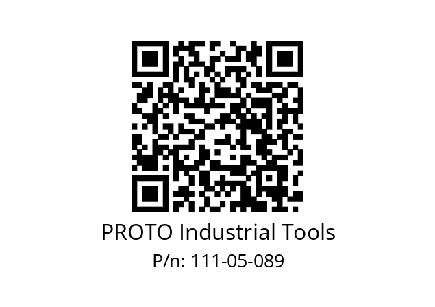   PROTO Industrial Tools 111-05-089