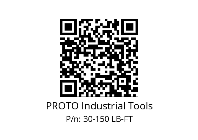   PROTO Industrial Tools 30-150 LB-FT