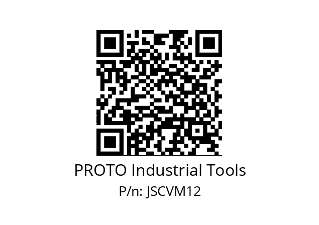   PROTO Industrial Tools JSCVM12