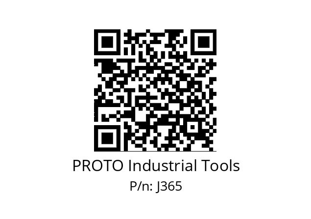   PROTO Industrial Tools J365