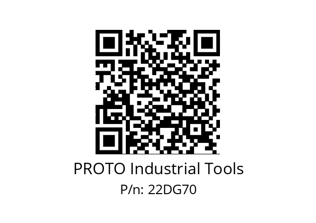   PROTO Industrial Tools 22DG70