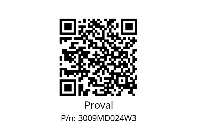   Proval 3009MD024W3