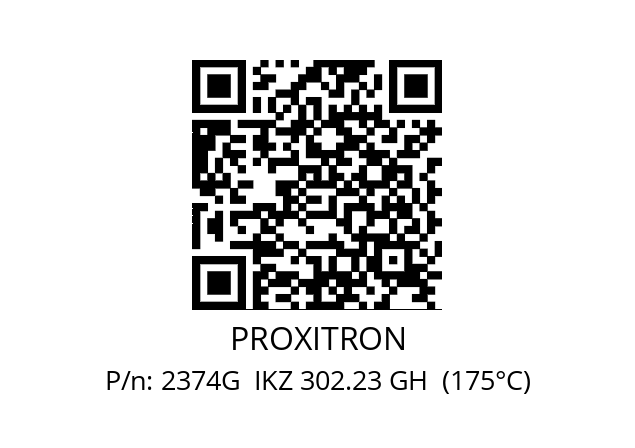   PROXITRON 2374G  IKZ 302.23 GH  (175°C)